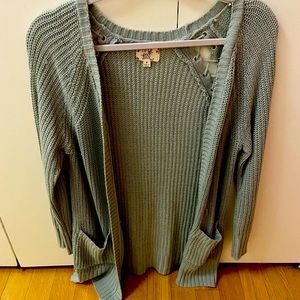 Mint Green Cardigan